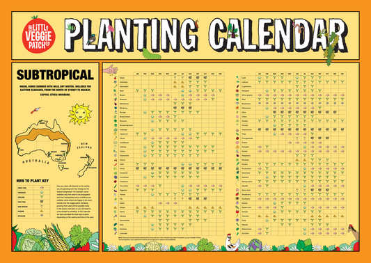 Subtropical Climate Planting Calendar