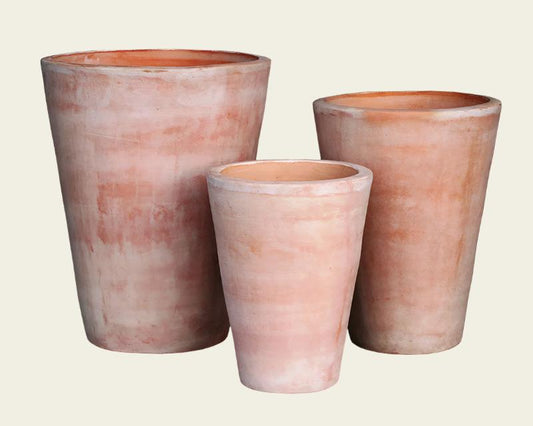 Terracotta Round Tall Pot